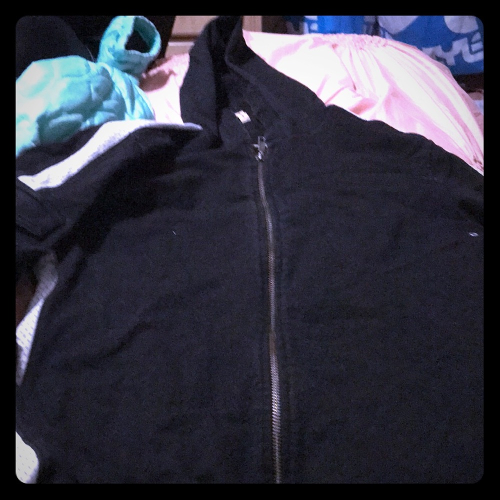 A black and white jacket